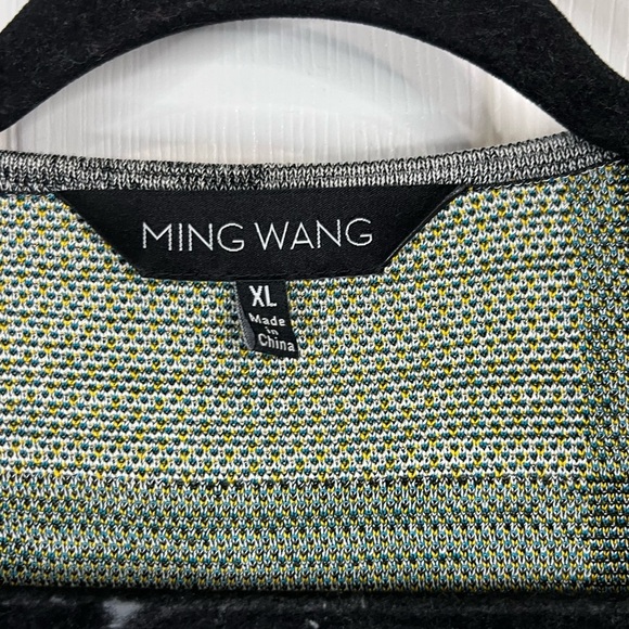 Ming Wang Women’s cardigan - Patchwork knit design - Size XL - Picture 3 of 8